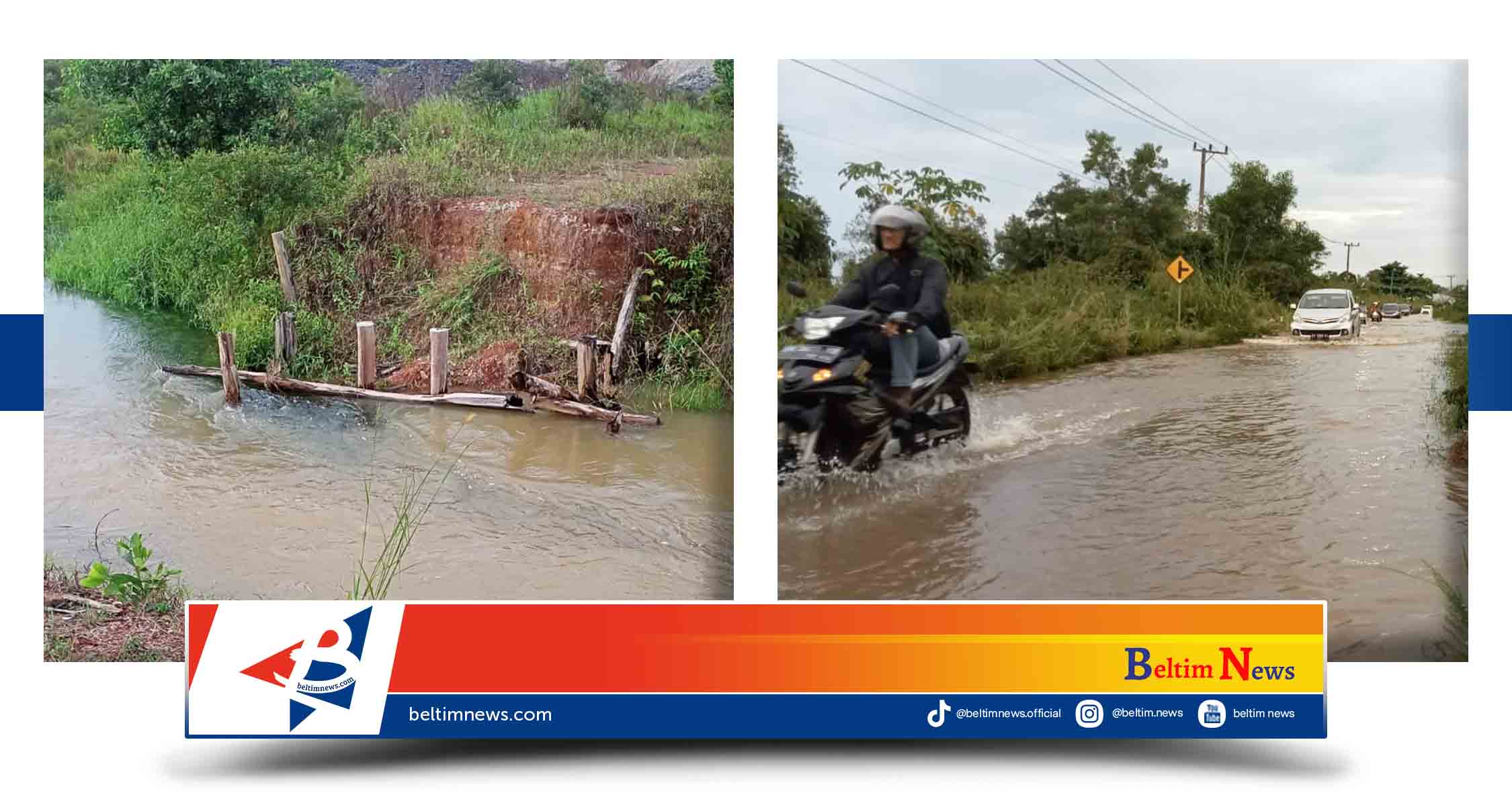 Jalan Raya Sukamandi Damar Banjir, Ternyata Ini Penyebabnya