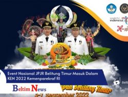 Event Nasional JPJR Belitung Timur Masuk Dalam KEN 2022 Kemenparekraf RI