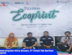 Tingkatkan Keterampilan Mitra Binaan, PT Timah Tbk Berikan Pelatihan Ecoprint