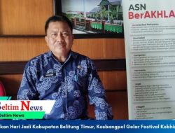 Festival Kebhinnekaan Akan Meriahkan Hari Jadi Kabupaten Belitung Timur