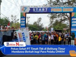Pekan Sehat PT Timah Tbk di Belitung Timur Membawa Berkah bagi Para Pelaku UMKM