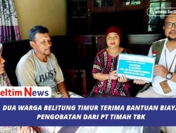 Dua Warga Belitung Timur Terima Bantuan Biaya Pengobatan dari PT Timah Tbk
