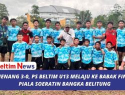 Menang 3-0, PS Beltim U13 Melaju ke Babak Final Piala Soeratin Bangka Belitung