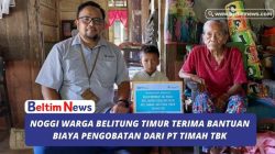 Noggi Warga Belitung Timur Terima Bantuan Biaya Pengobatan dari PT Timah Tbk